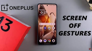 How To Use Screen Off Gestures OnePlus 13