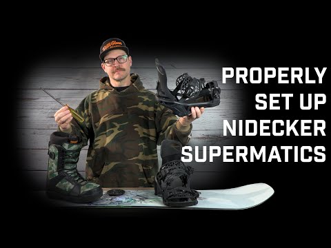 Set Up Your Nidecker Supermatic Bindings Properly!