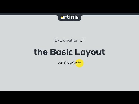 Explanation of the Basic Layout of OxySoft