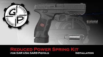 SAR9 Reduced Spring Kit Installation