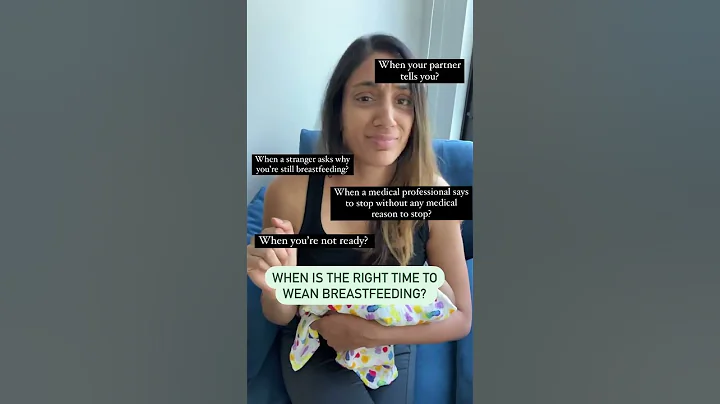 Right time to wean breastfeeding