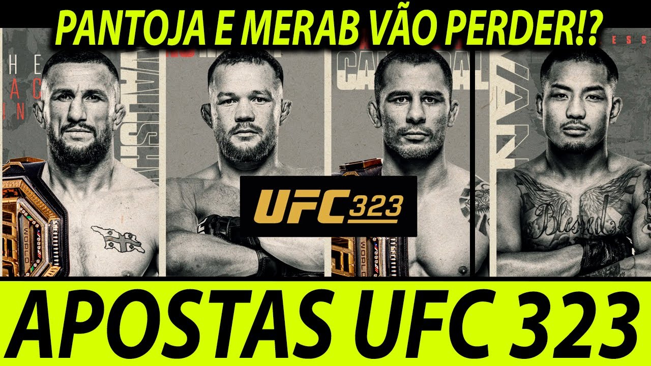 PALPITES UFC 323!🚨 ALEXANDRE PANTOJA VS JOSHUA VAN, MERAB DVALISHVILI VS PETR YAN
