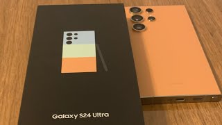 Samsung Galaxy S24 Ultra "Titatnium Orange" 1TB Unboxing