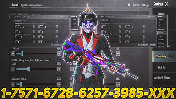 NEW UPDATE 4.1 CODE 🔥 PUBG MOBILE/BGMI SENSITIVITY SETTINGS 2025 | BEST SCOPE SENSITIVITY SETTINGS