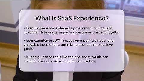 What Is SaaS Experience? - Talking Tech Trends