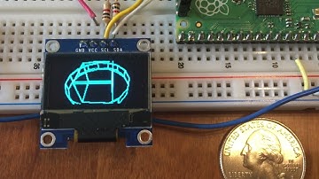 Raspberry Pi Pico 128x64 OLED Display OpenGL Wireframe