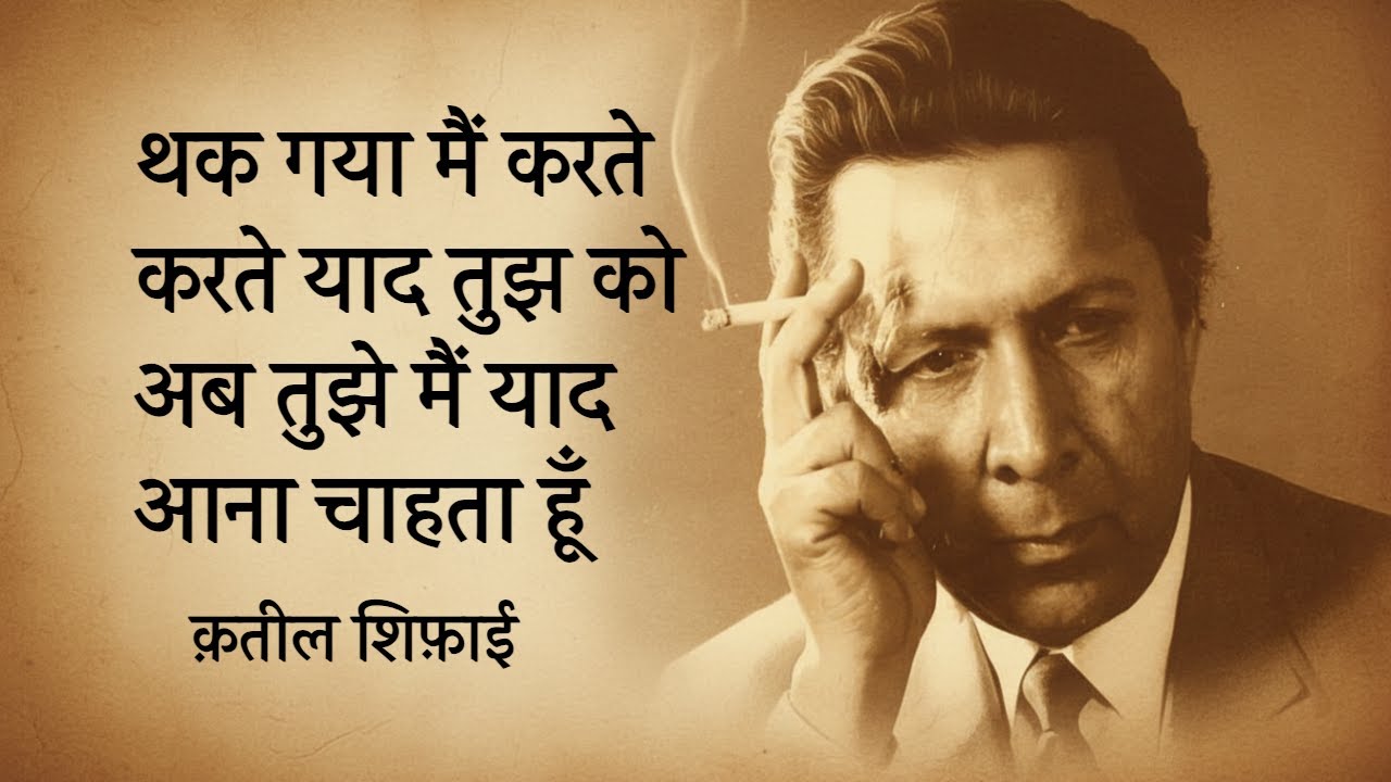 थक गया मैं करते करते याद तुझ को | 