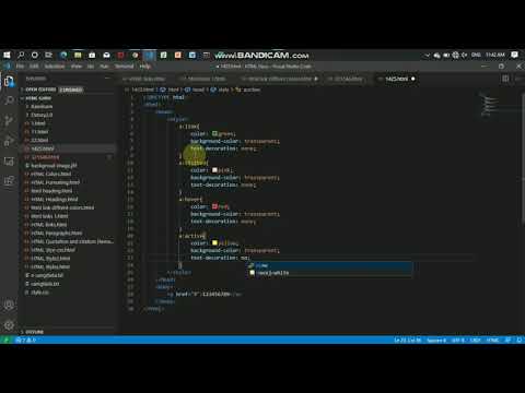 How to use links with different colors in html