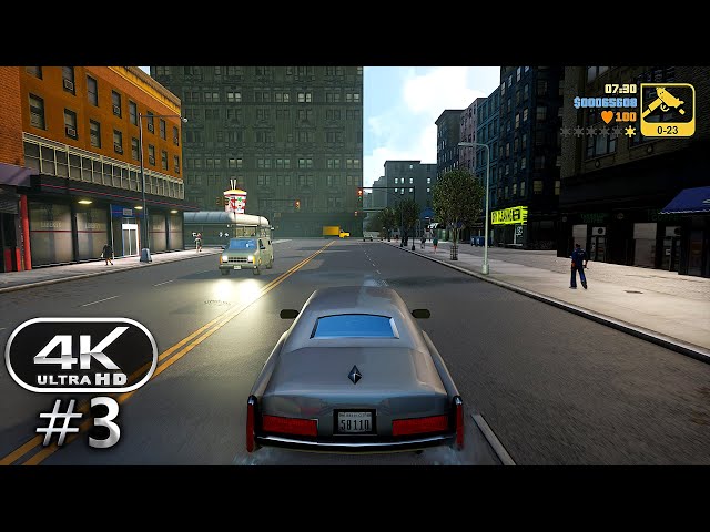 GTA 3 Definitive Edition Gameplay Walkthrough Part 1 - PC 4K 60FPS No  Commentary 