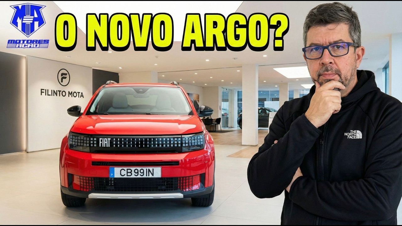 DIRIGI O FUTURO FIAT ARGO 2026! O Grande Panda Híbrido vai MUDAR TUDO no Brasil?