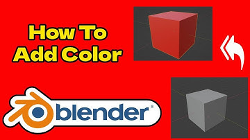 How You Can Add Color In #blender Tutorial