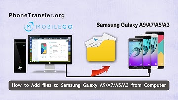 How to Add files to Samsung Galaxy A9/A7/A5/A3 from Computer, Backup Galaxy A9