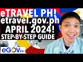 April 2024 latest step by step guide etravel egovph registration travel ninjawifi etravel