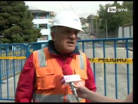 Tránsito en el puente sobre el río Machángara se habilitará en un mes