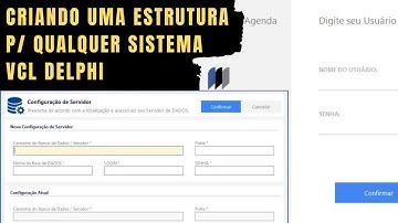 CRIANDO ESTRUTURA BASE P/ SISTEMAS DELPHI NA VCL: UNIÃO E REPRISE AULAS 6 ATÉ 13: LOGIN + CONEXAO BD
