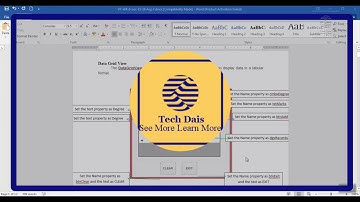 Data Grid View Introduction Part 1