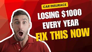 You’re Losing $1000 Every Year on Car Insurance Fix This Now