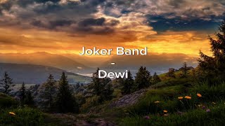 Dewi - Joker Band [Karaoke No Vocal]