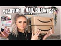 MASSIVE AMAZON NAIL HAUL 2020 | starting a press on nail business | anniedoesart