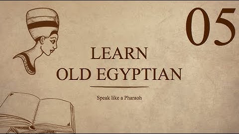 Hieroglyphs starting with sound j | Ancient Egyptian Language Lesson 05
