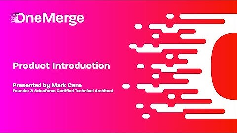 OneMerge Product Intro