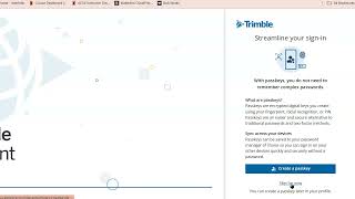 Create Trimble Account