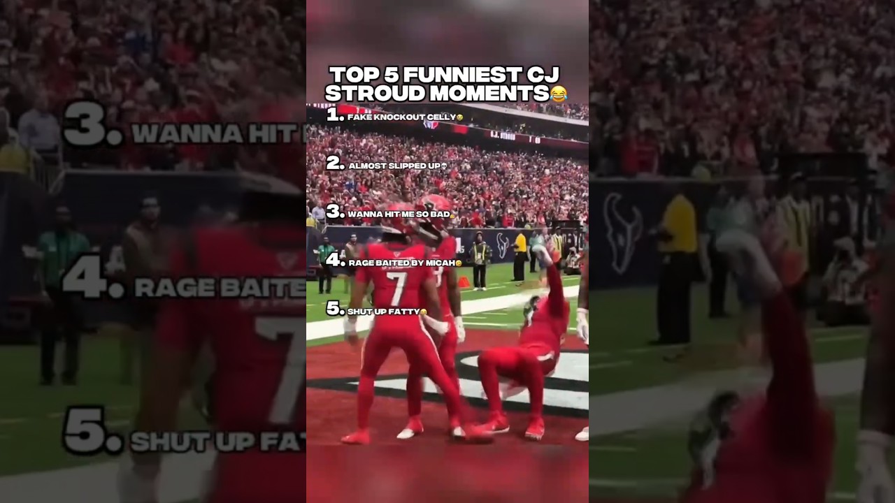 TOP 5 FUNNIEST CJ STROUD MOMENTS😂 