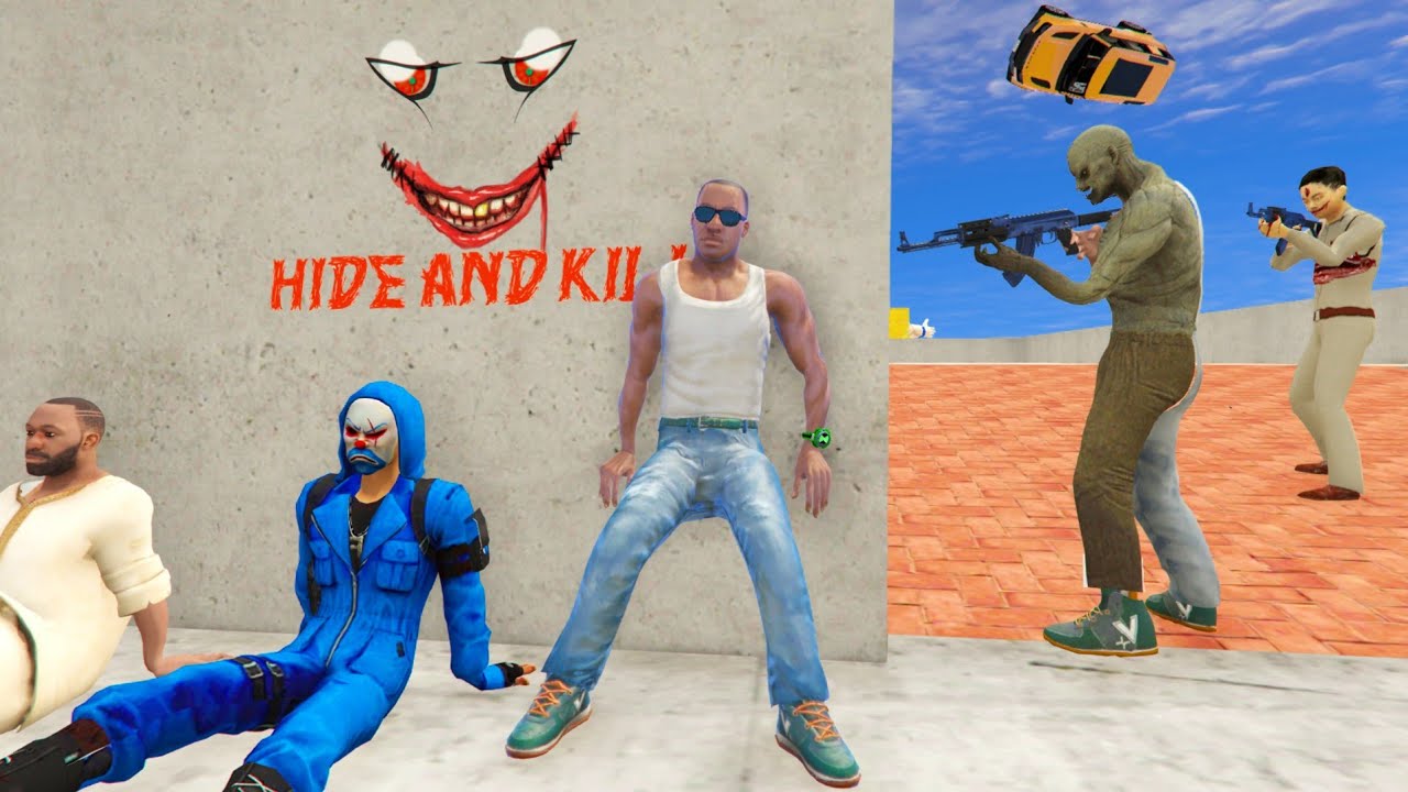 Franklin Play Hide And K!ll ☠️🤯 | INDIAN BIKE DRIVING 3D