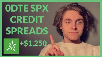 How To Make $1,250 a Day, Trading Options! SPX 0DTE Credit Spread Strategy