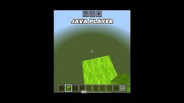 Java players vs bedrock players #minecraft #shorts #fpyシviral