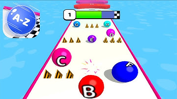 A-Z Run - All Levels Gameplay Android,iOS Levels (1-3)