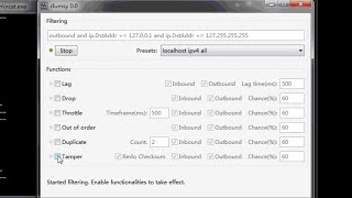 How to setup lagswitch + hotkey with clumsy and softperfect 