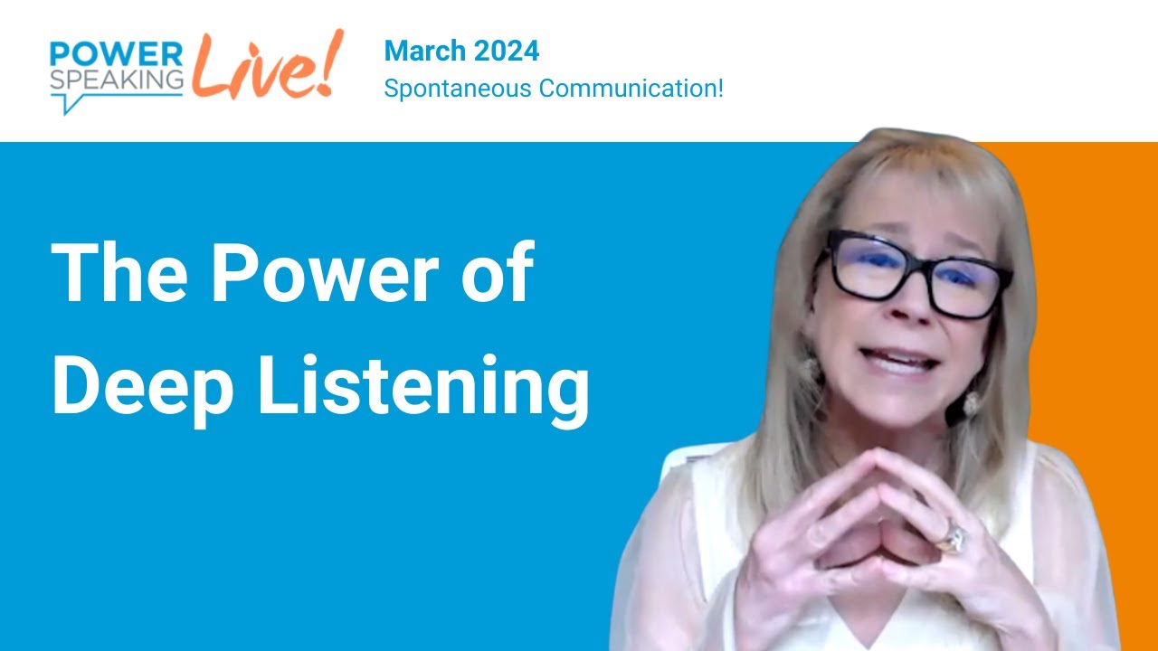 The Power of Deep Listening - YouTube
