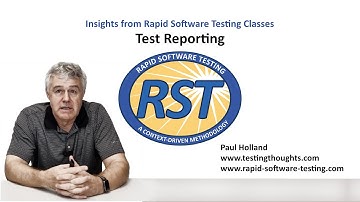 Test Reporting - Paul Holland