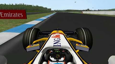 F1 rFactor 2008 onboard lap Hockenheim