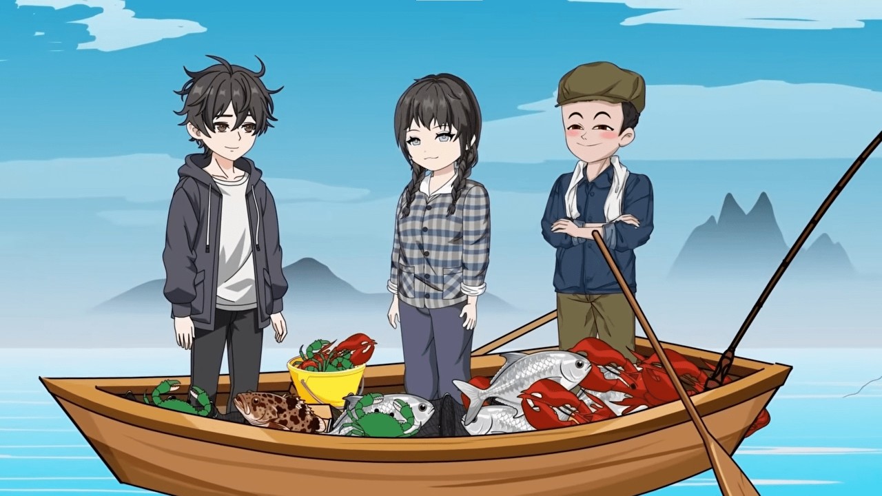 【爽漫完結💥】賭徒重生第一天，不翻本不還錢，扛起鋤頭去趕海。村民笑我瘋了，老婆說我裝的。直到我一鋤頭下去——巨型竹節蝦砸翻全場！當海鮮販子排隊送錢時，曾經躲我的女兒撲進懷裡：“爸，你變了。”