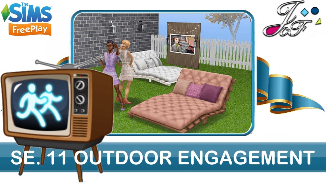 Sims FreePlay 📺🥇🏃🏽‍♀️ SIMCHASE 11 OUTDOOR ENGAGEMENT 🏕🌤 (Early