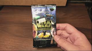 Opening a very rare pack of Star Wars CCG Coruscant