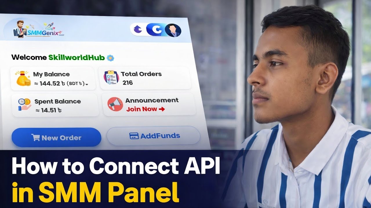 How to Connect API in SMM Panel | Import Services & Admin Income Explained