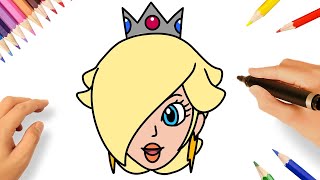 COMO DESENHAR A PRINCESA ROSALINA | SUPER MARIO BROS screenshot 1