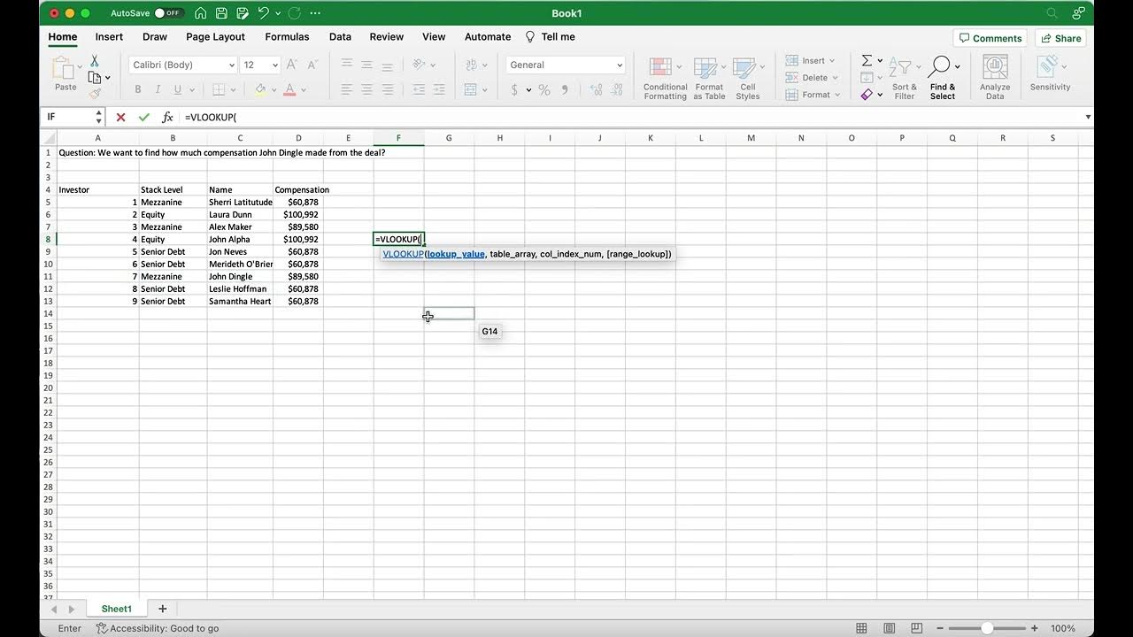 Vlookup assignment - YouTube