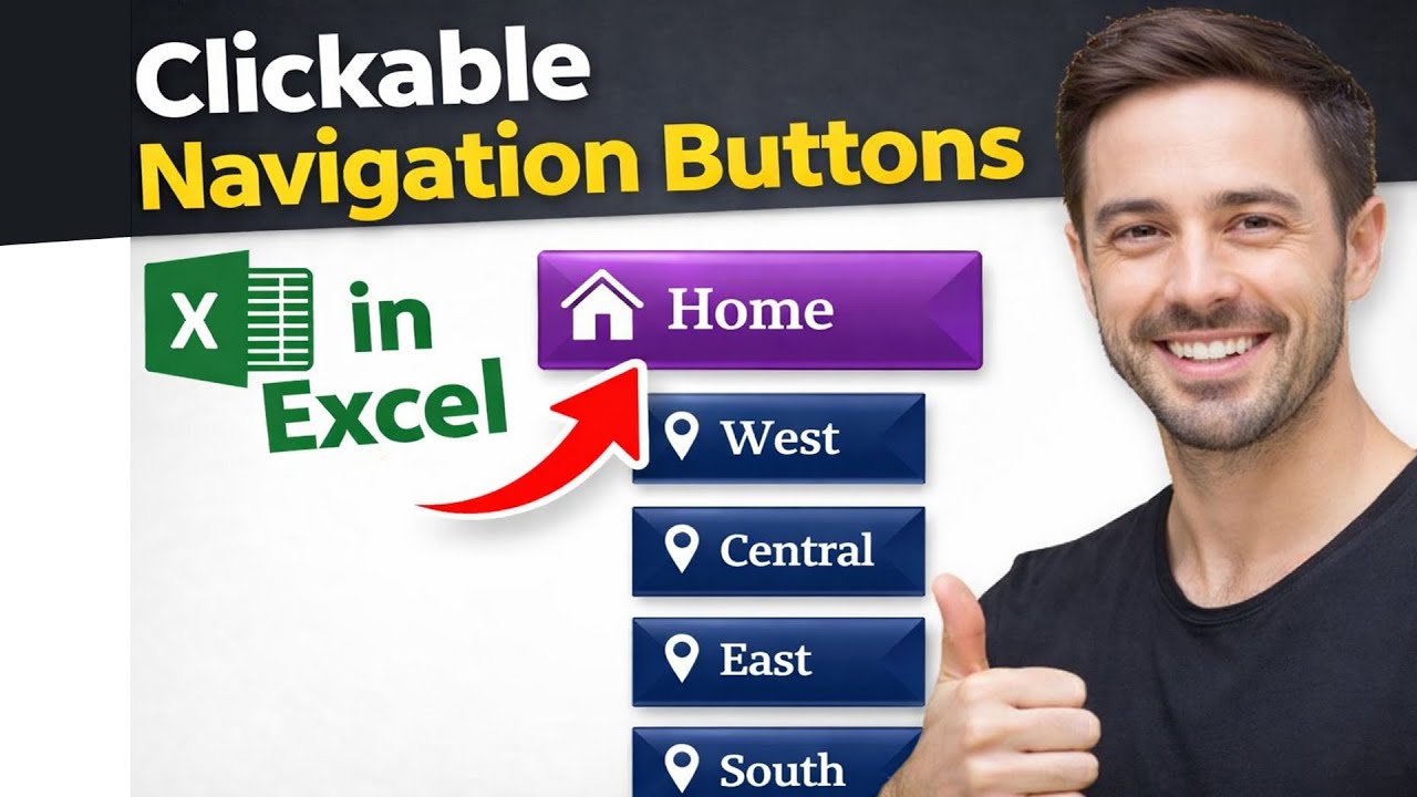 Build a Professional Excel Navigation Bar Step-by-Step (No VBA) - YouTube