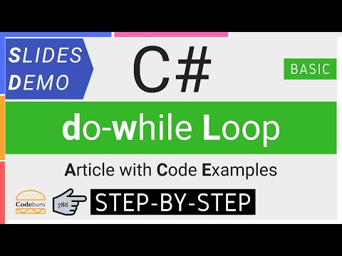 MASTER C# do while Loop (STEP-BY-STEP C# Coding with Article, Examples, And Demo)
