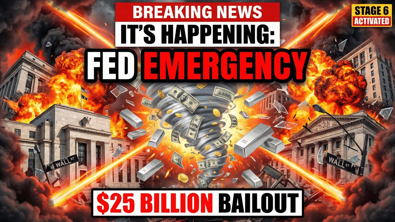 BREAKING: Fed Opens $25B Emergency Silver Facility (Banking Crisis Confirmed)