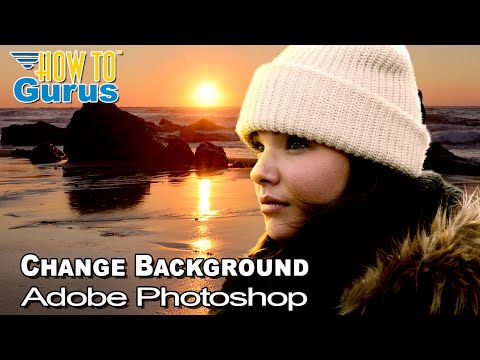 Photoshop Background Change Tutorial : How to Remove a Background in Adobe Photoshop CC  CS