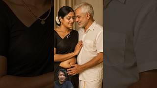 Cute South Indian Ai Couple Saree Navel