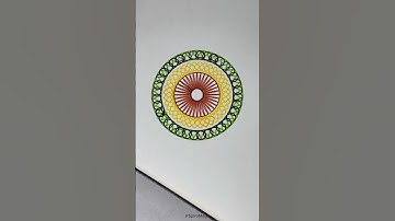 Endless Loop Drawing Satisfaction #spirograph #satisfyingart #asmr #short