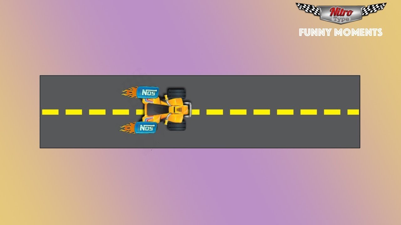 When You Have To Use Nitros | Nitro Type Funny Moments