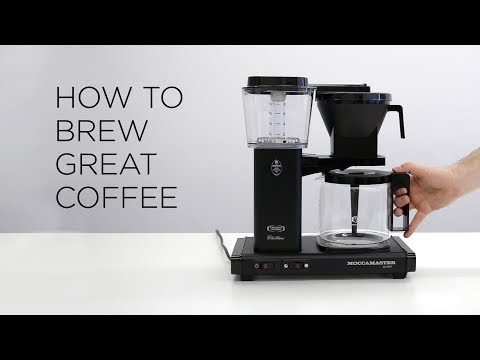 How to Brew Great Coffee on Moccamaster 