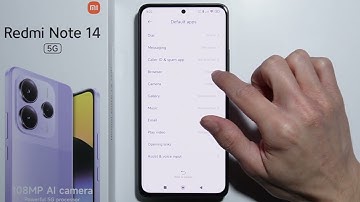 Redmi Note 14: How to Change Default Apps?